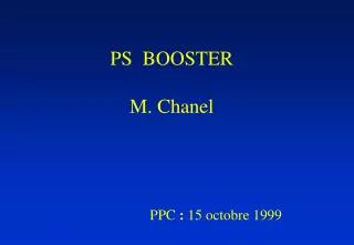 ps booster m chanel