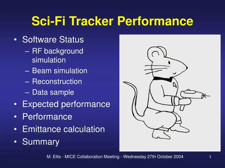 sci fi tracker performance
