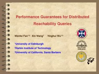 Performance Guarantees for Distributed Reachability Queries