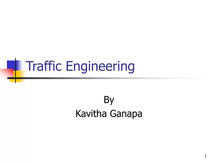 traffic engineering