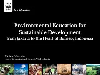 E lshinta S-Marsden Head of Communications &amp; Outreach,WWF-Indonesia