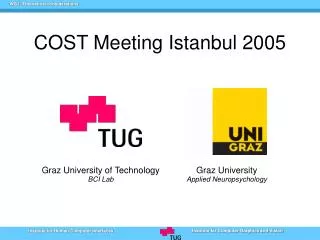 COST Meeting Istanbul 2005