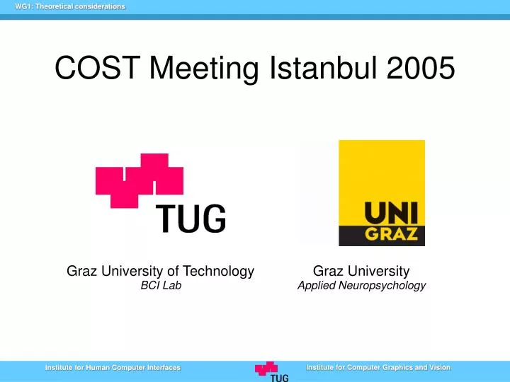 cost meeting istanbul 2005