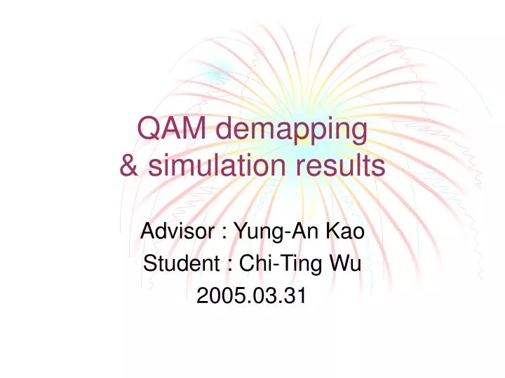 qam demapping simulation results