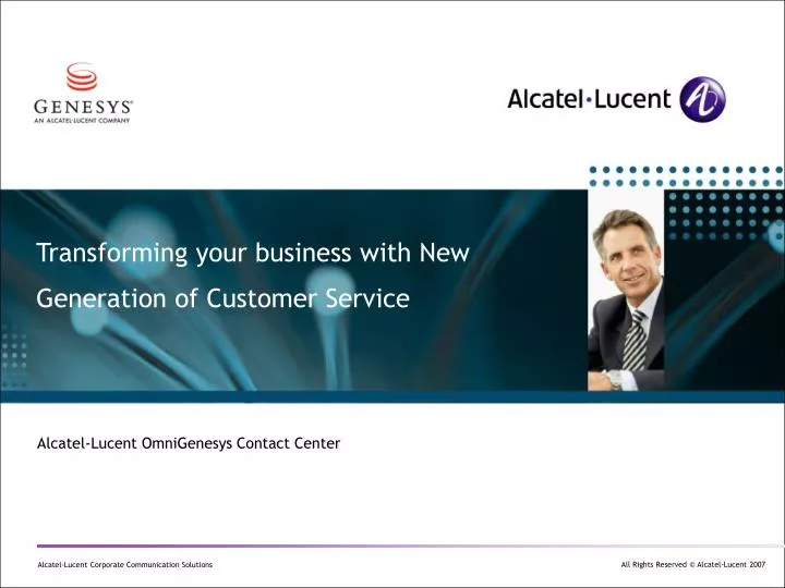 transforming your business with new generation of customer service