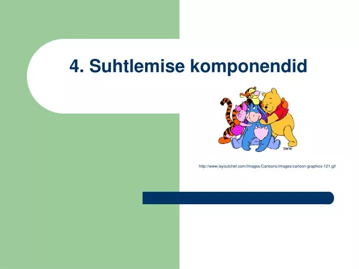 4 suhtlemise komponendid