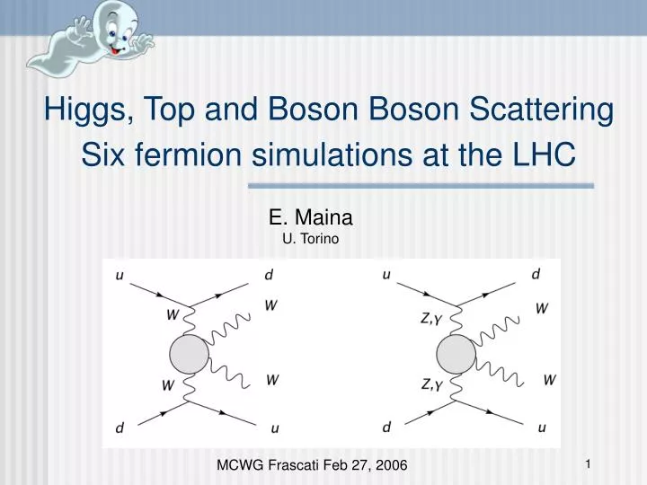higgs top and boson boson scattering six fermion simulations at the lhc