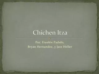 chichen itza