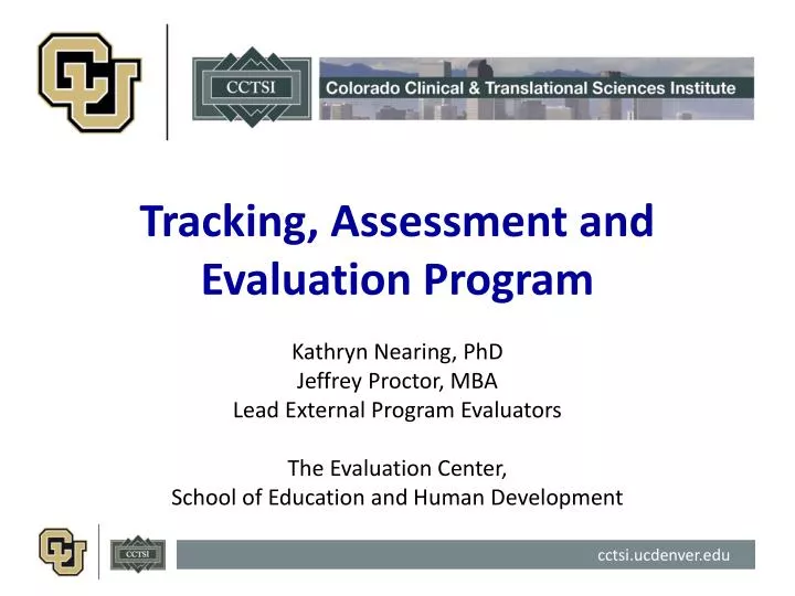 tracking assessment and evaluation program