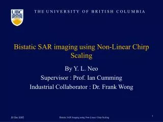 Bistatic SAR imaging using Non-Linear Chirp Scaling