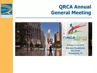 QRCA Annual General Meeting
