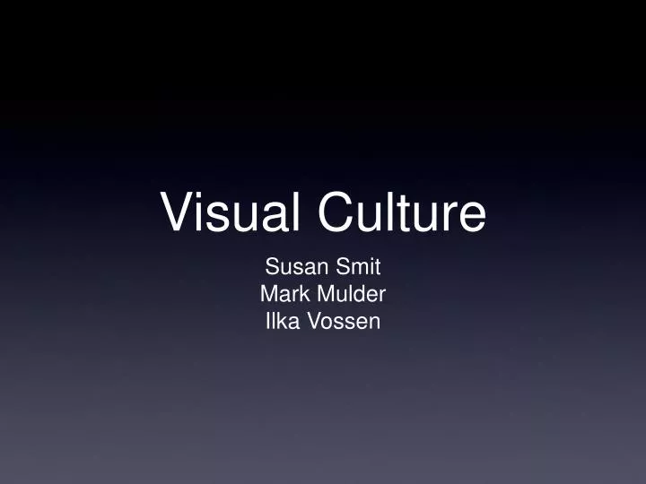 visual culture