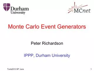Monte Carlo Event Generators