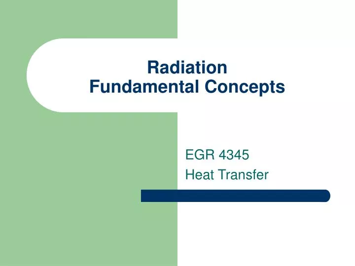 radiation fundamental concepts