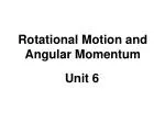 Rotational Motion and Angular Momentum - slide 1