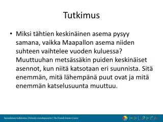tutkimus