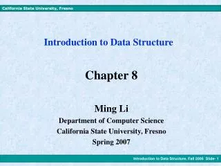 Introduction to Data Structure