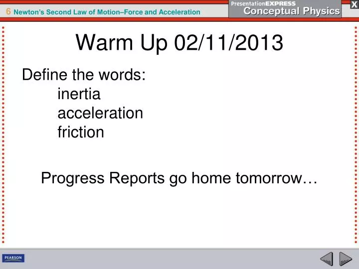 warm up 02 11 2013