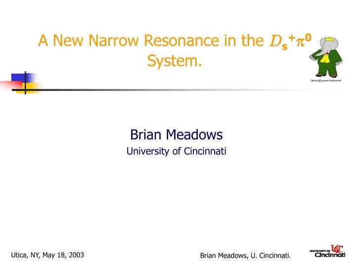 a new narrow resonance in the d s 0 system