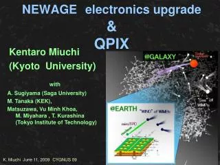 NEWAGE electronics upgrade &amp; QPIX
