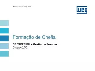 forma o de chefia