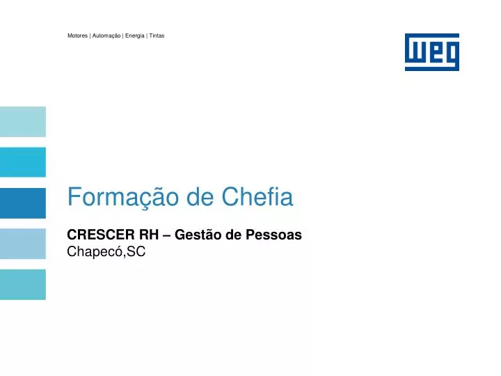 forma o de chefia