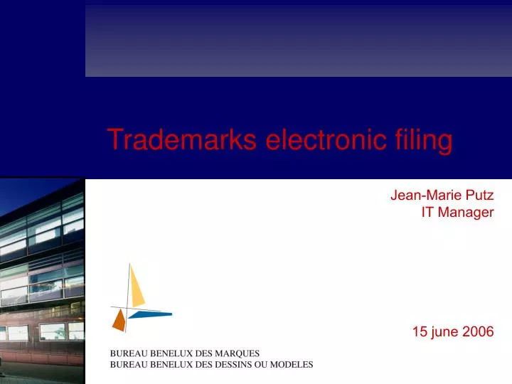 trademarks electronic filing