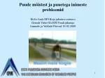 Millest räägime - slide 1