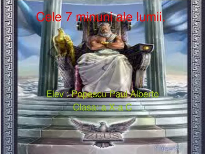 cele 7 minuni ale lumii