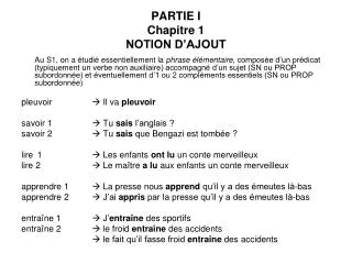 partie i chapitre 1 notion d ajout