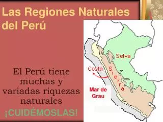 Las Regiones Naturales del Perú