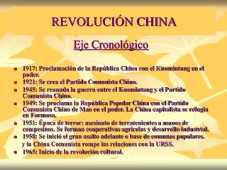 revoluci n china