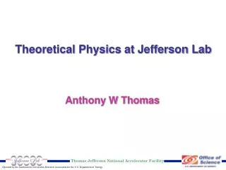 Theoretical Physics at Jefferson Lab