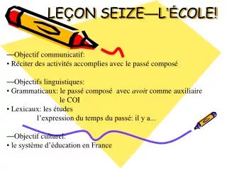 le on seize l cole
