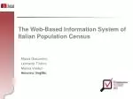 The Web-Based Information System of Italian Population Census
