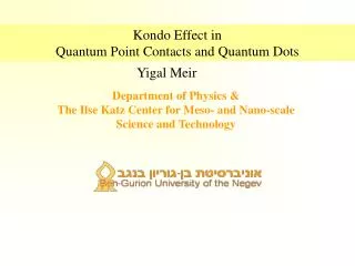 Kondo Effect in Quantum Point Contacts and Quantum Dots