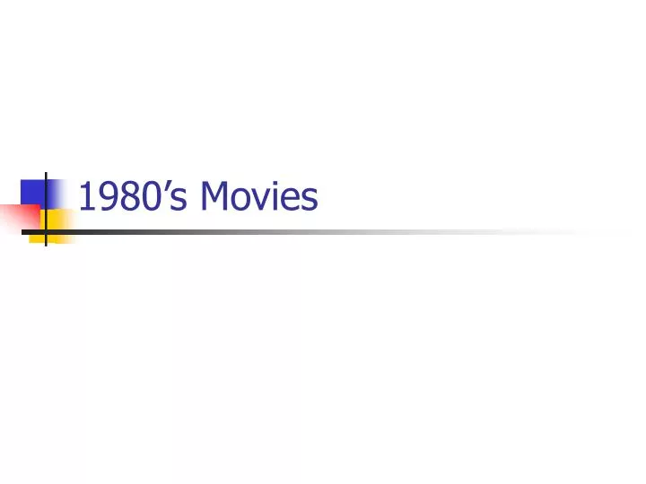 1980 s movies