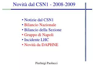 novit dal csn1 2008 2009