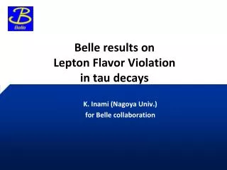 Belle results on Lepton Flavor Violation in tau decays