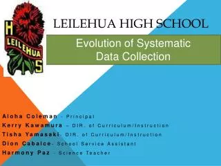 LEILEHUA HIGH SCHOOL