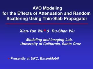 AVO Modeling for the Effects of Attenuation and Random Scattering Using Thin-Slab Propagator