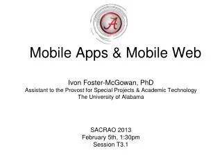 Mobile Apps &amp; Mobile Web