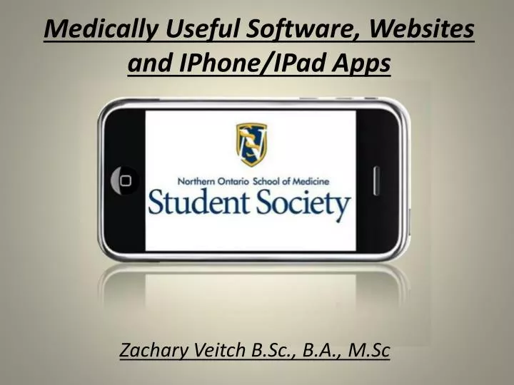 medically useful software websites and iphone ipad apps