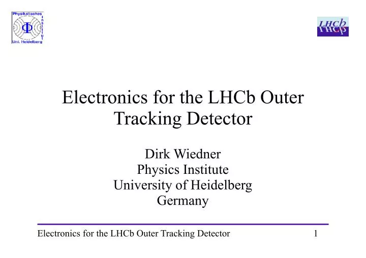 electronics for the lhcb outer tracking detector