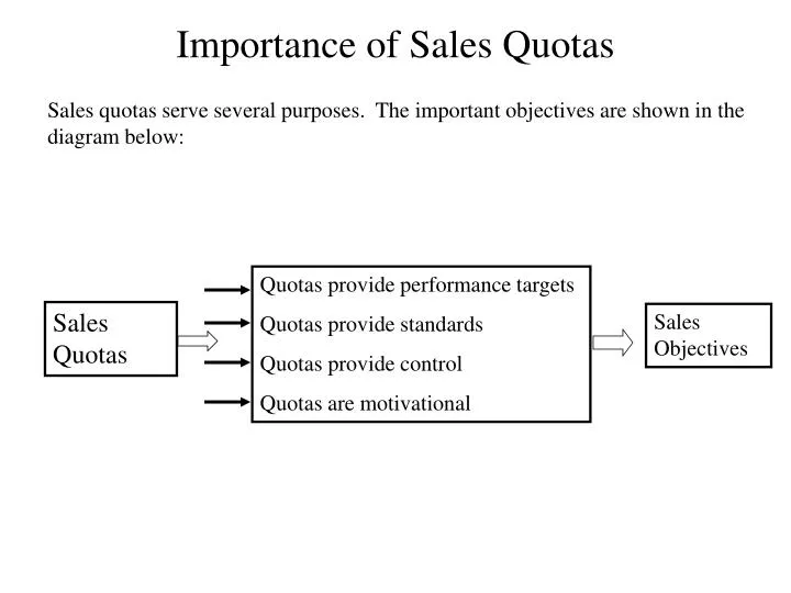 importance of sales quotas