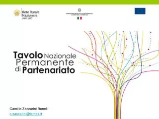 camillo zaccarini bonelli c zaccarini@ismea it