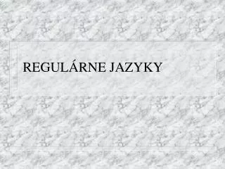 regul rne jazyky