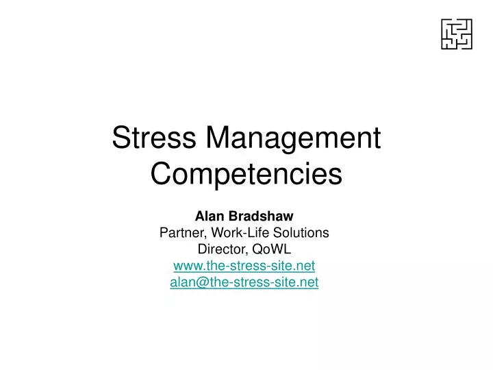 stress management competencies