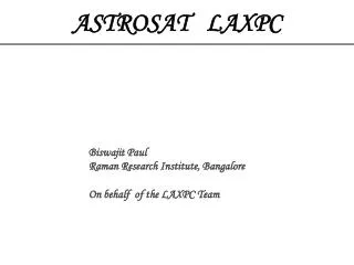 ASTROSAT LAXPC