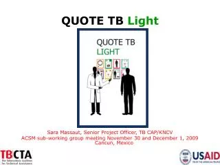 QUOTE TB Light